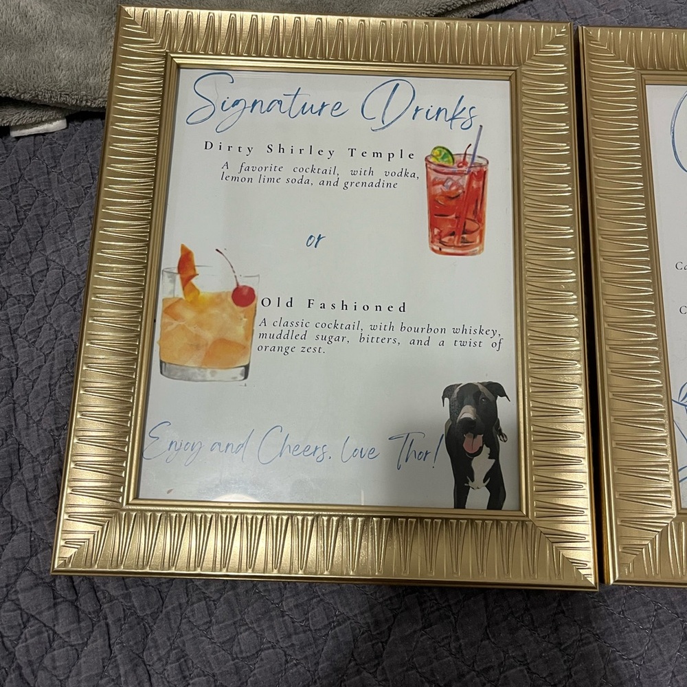 Gold Picture Frames Bundle - Home Accent